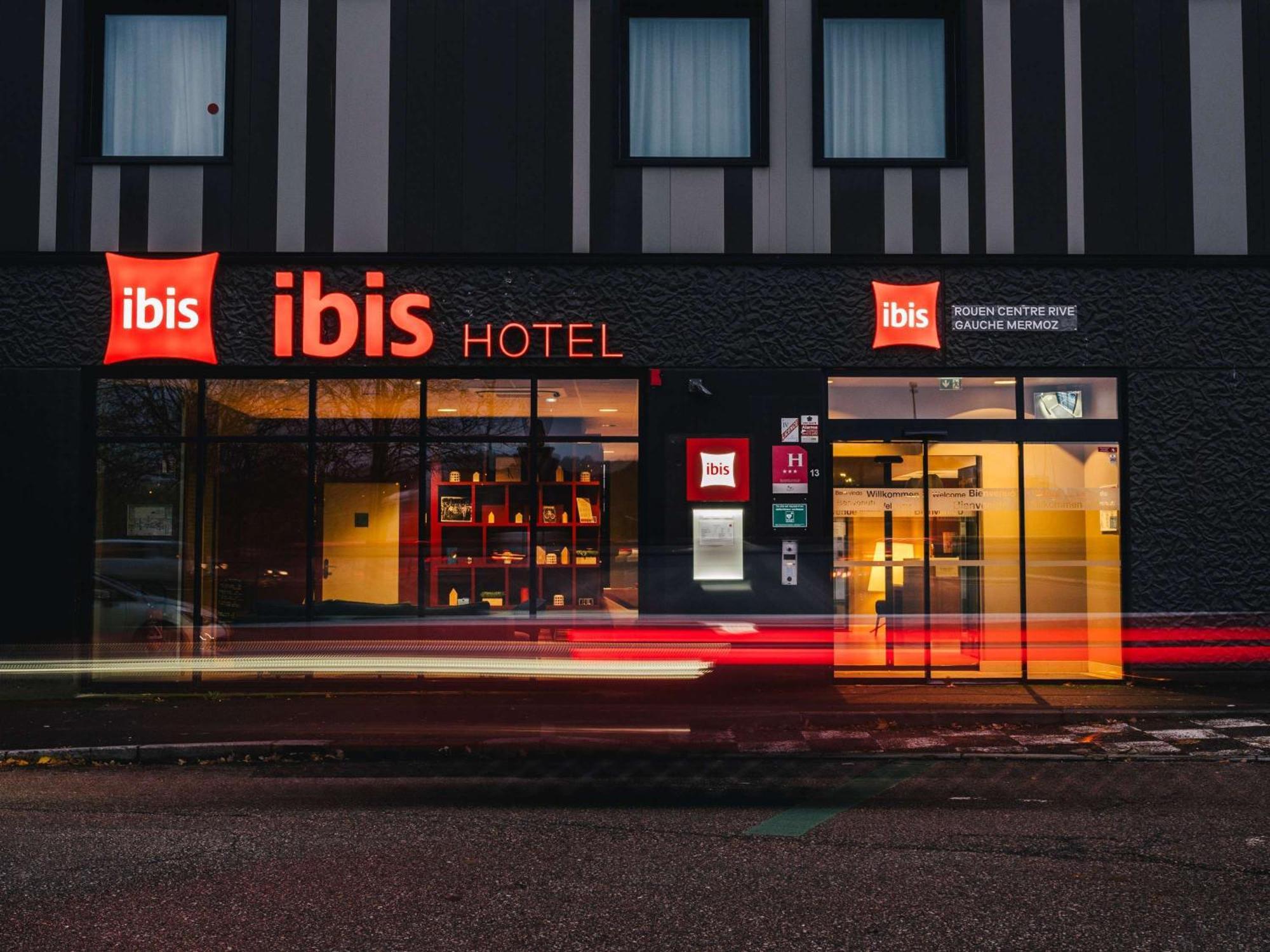 Hotel Ibis Rouen Centre Rive Gauche Mermoz Exterior foto