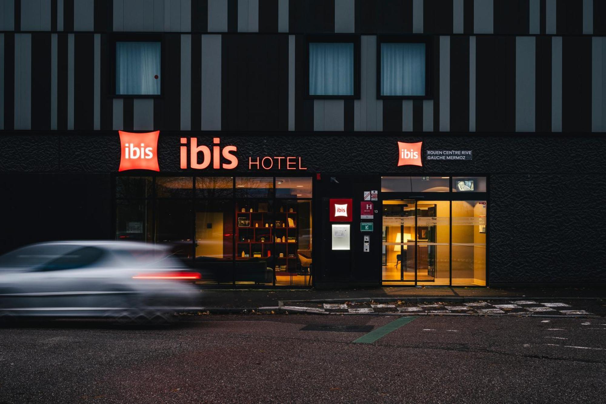 Hotel Ibis Rouen Centre Rive Gauche Mermoz Exterior foto