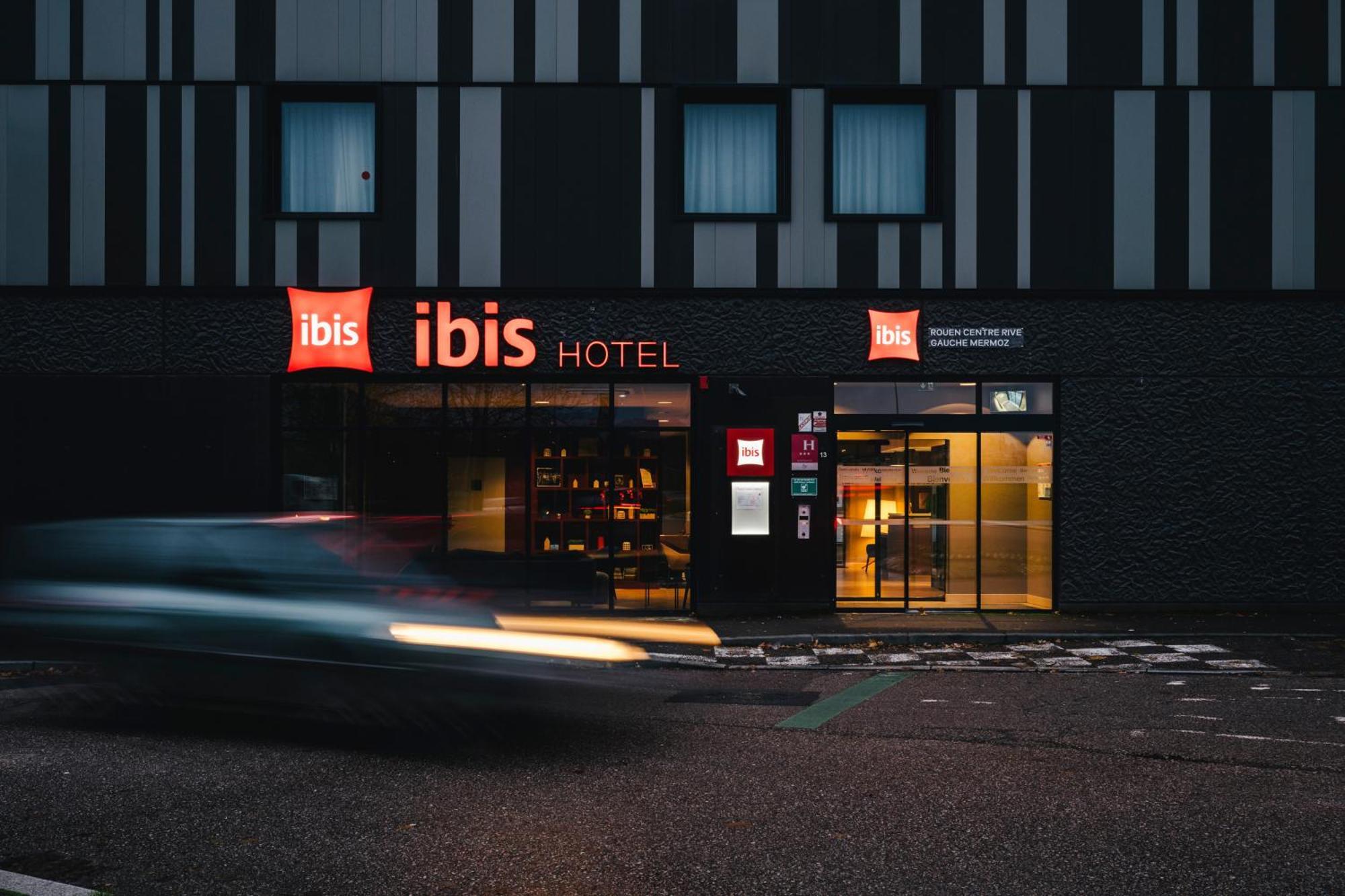 Hotel Ibis Rouen Centre Rive Gauche Mermoz Exterior foto